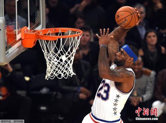 勒布朗·詹姆斯生涯总得分突破39000分 逼近历史纪